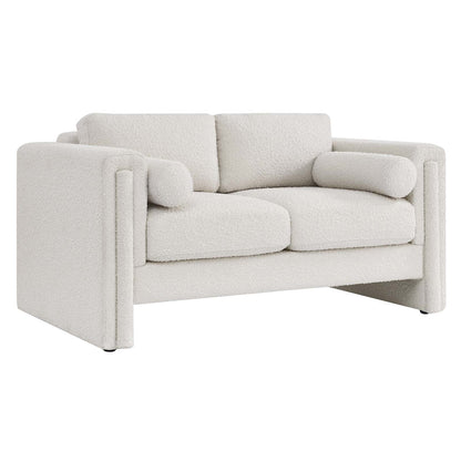 Taza Boucle Loveseat