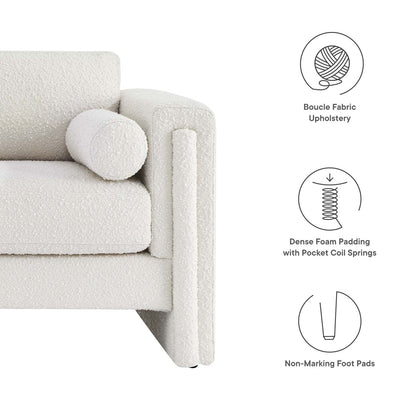 Taza Boucle Loveseat