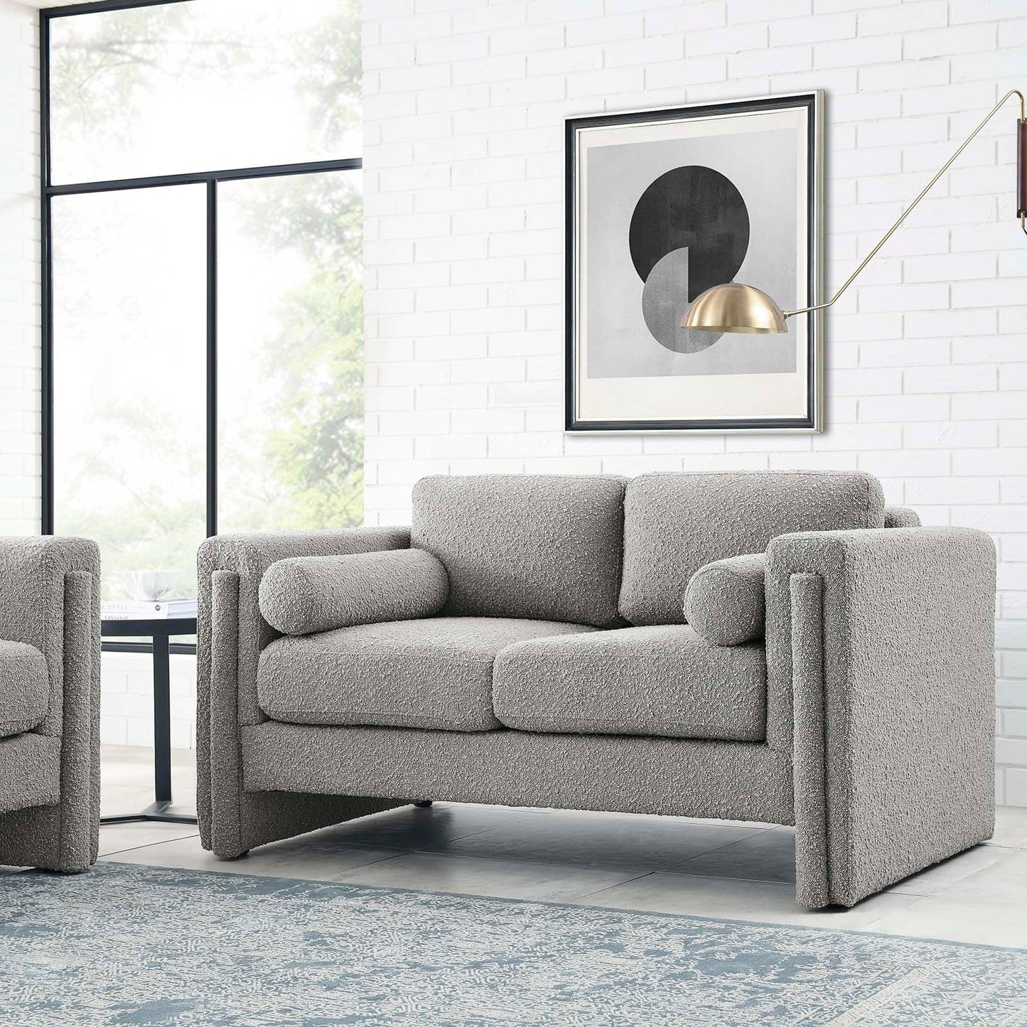 Ahana Boucle Loveseat