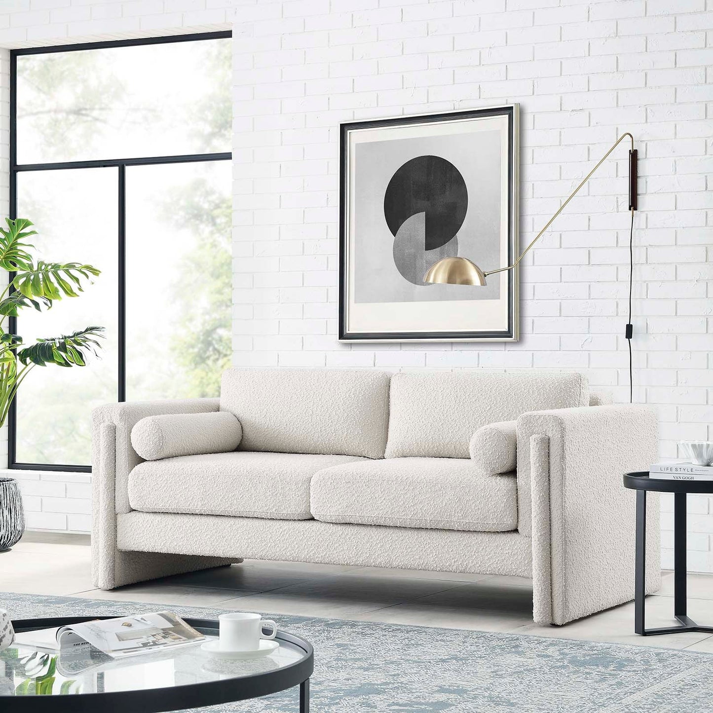 Ahana Boucle Sofa