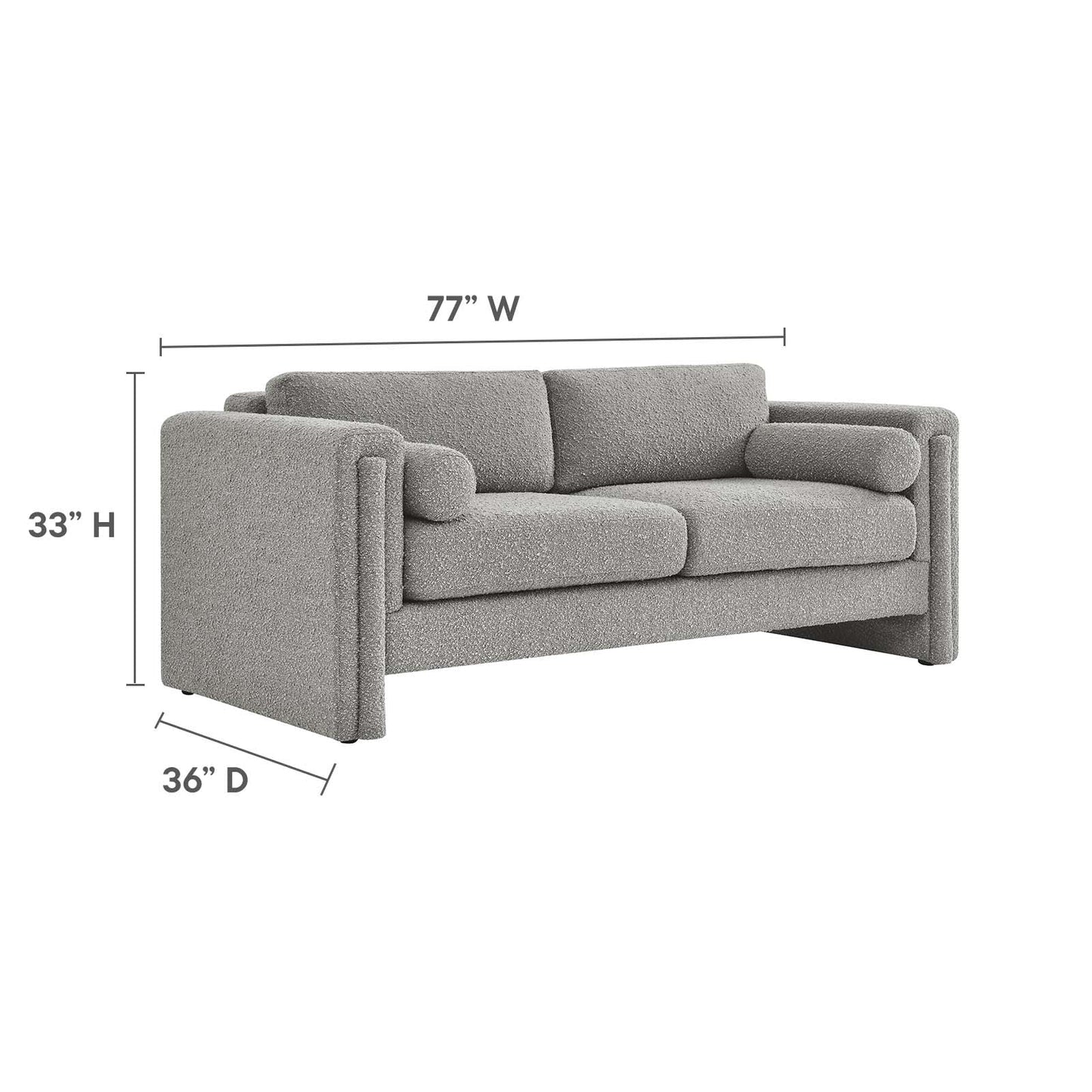 Ahana Boucle Sofa