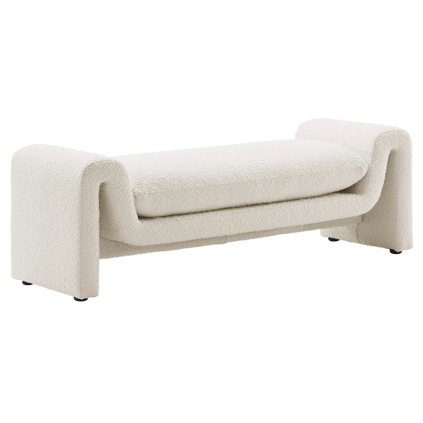 Anaya Boucle Bench