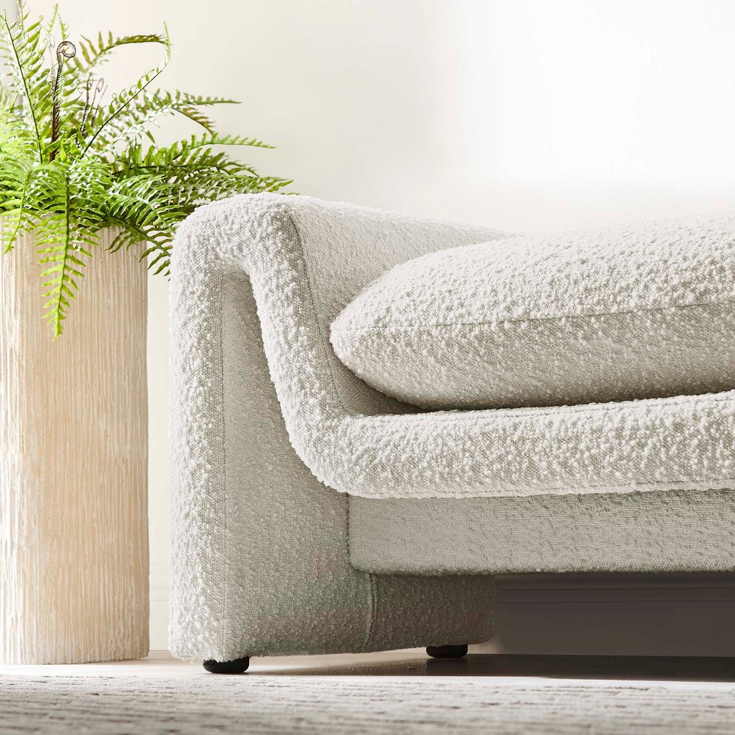 Anaya Boucle Bench