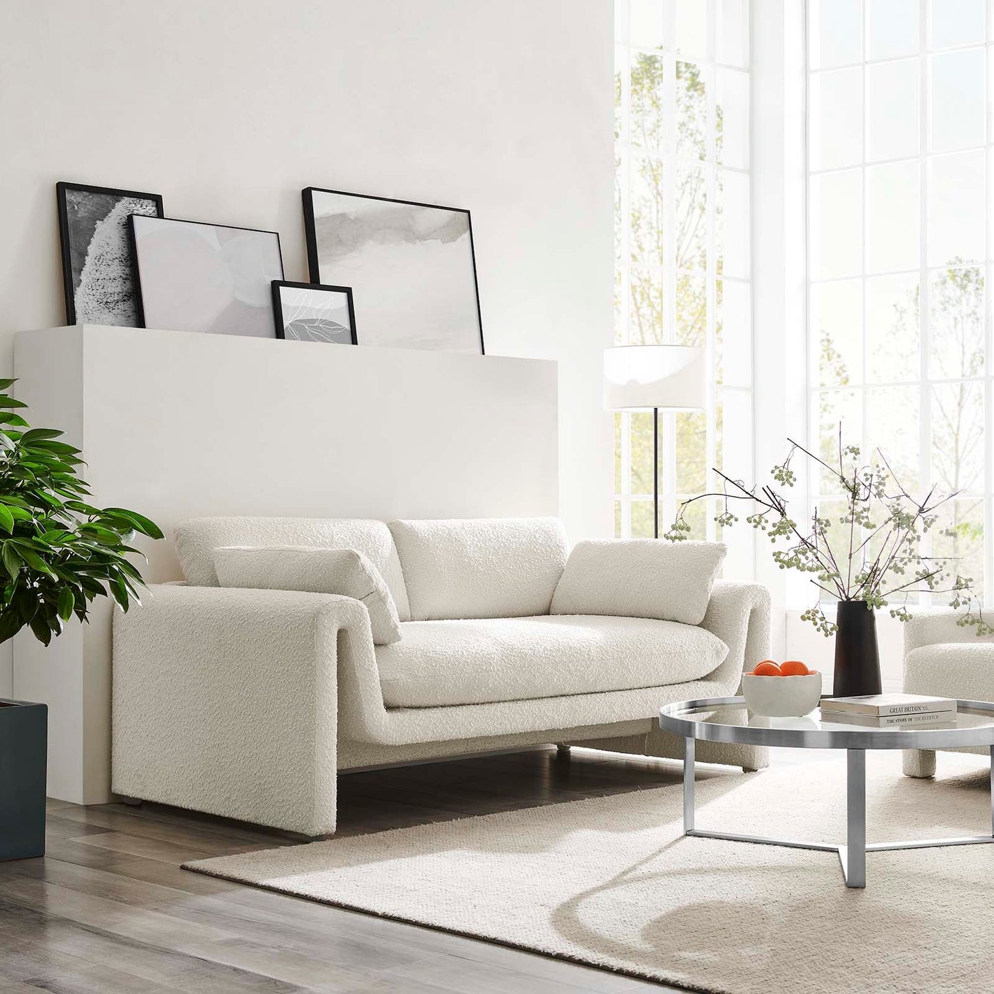 Anaya Boucle Sofa