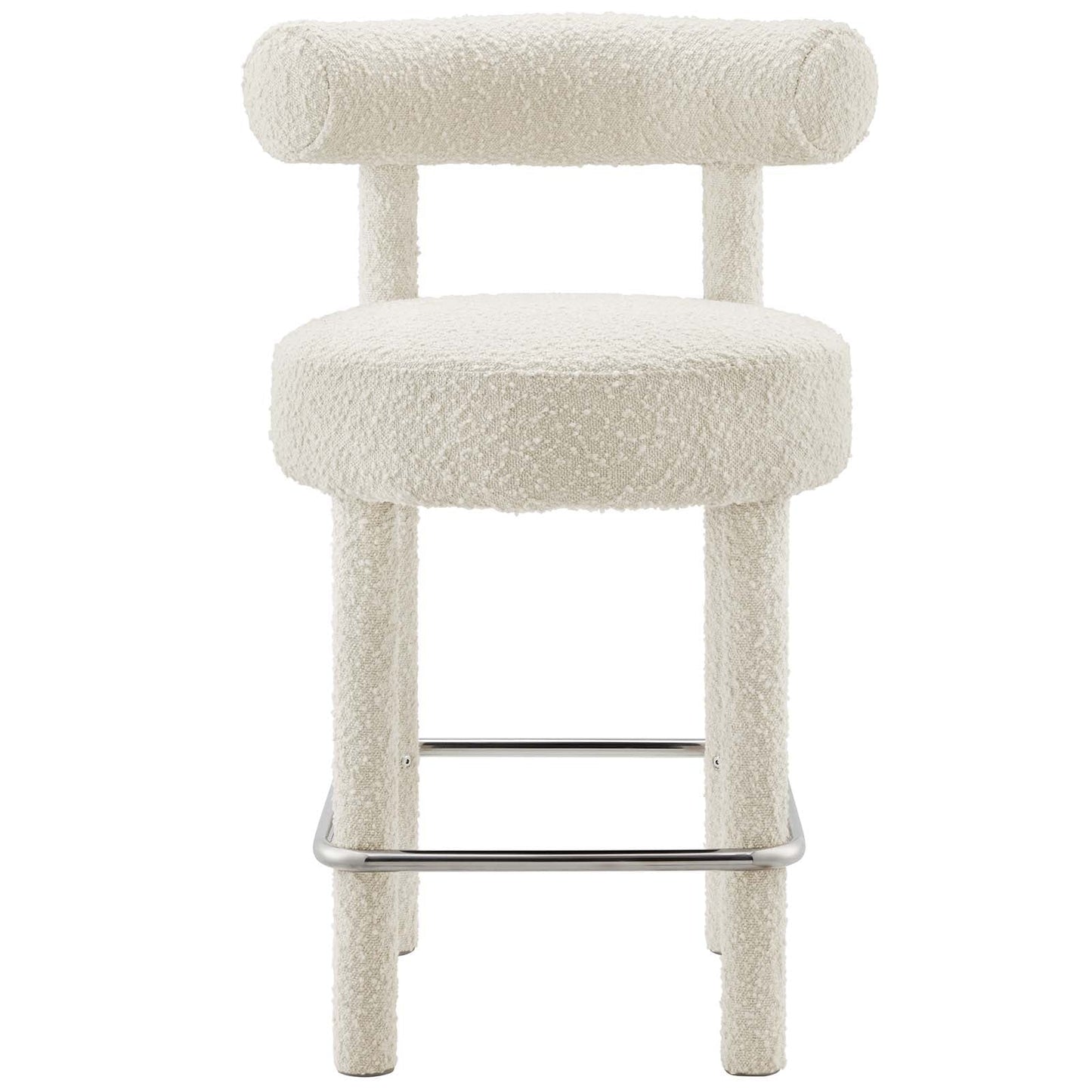 Toulouse Boucle Fabric Counter Stool