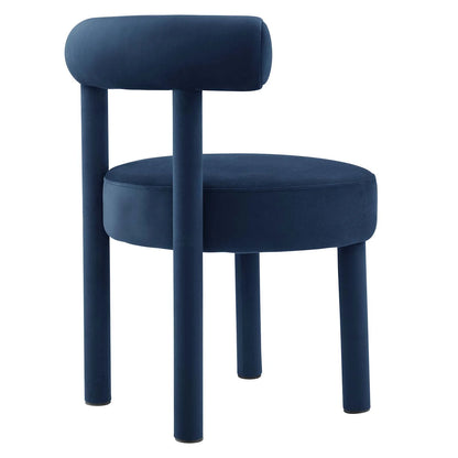 Nilo Performance Velvet Dining Chair
