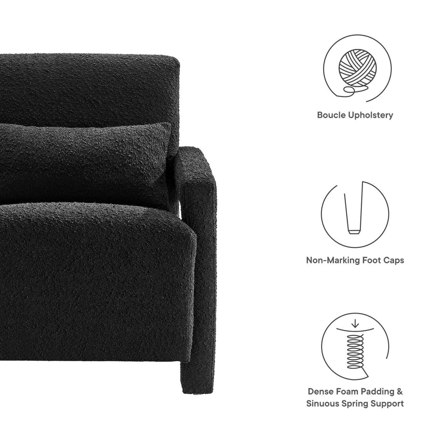 Soha Boucle Armchair