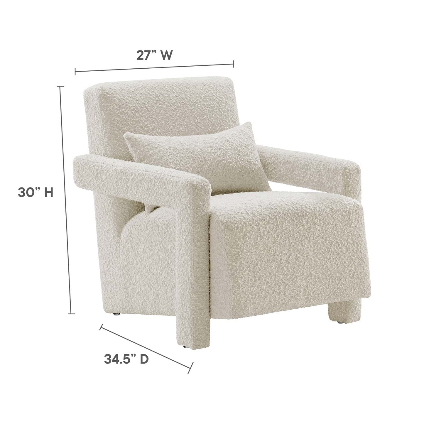 Soha Boucle Armchair