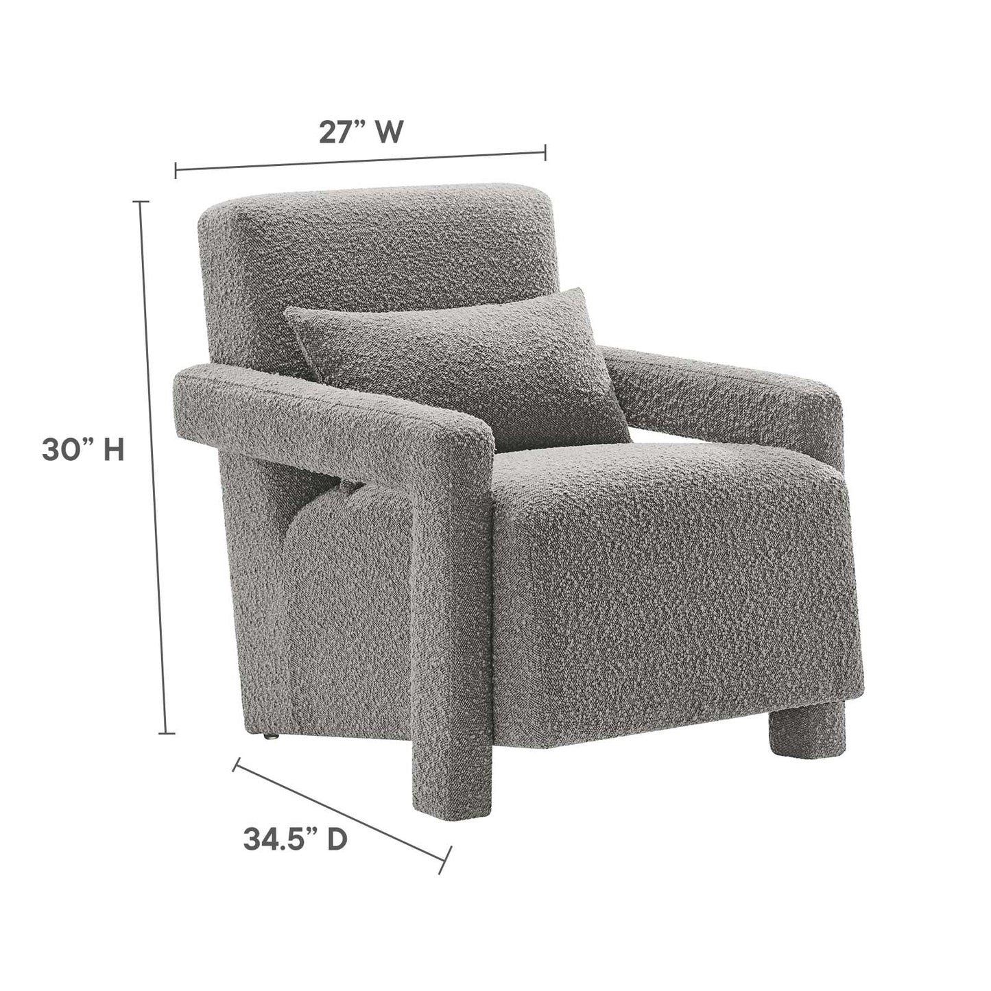 Soha Boucle Armchair