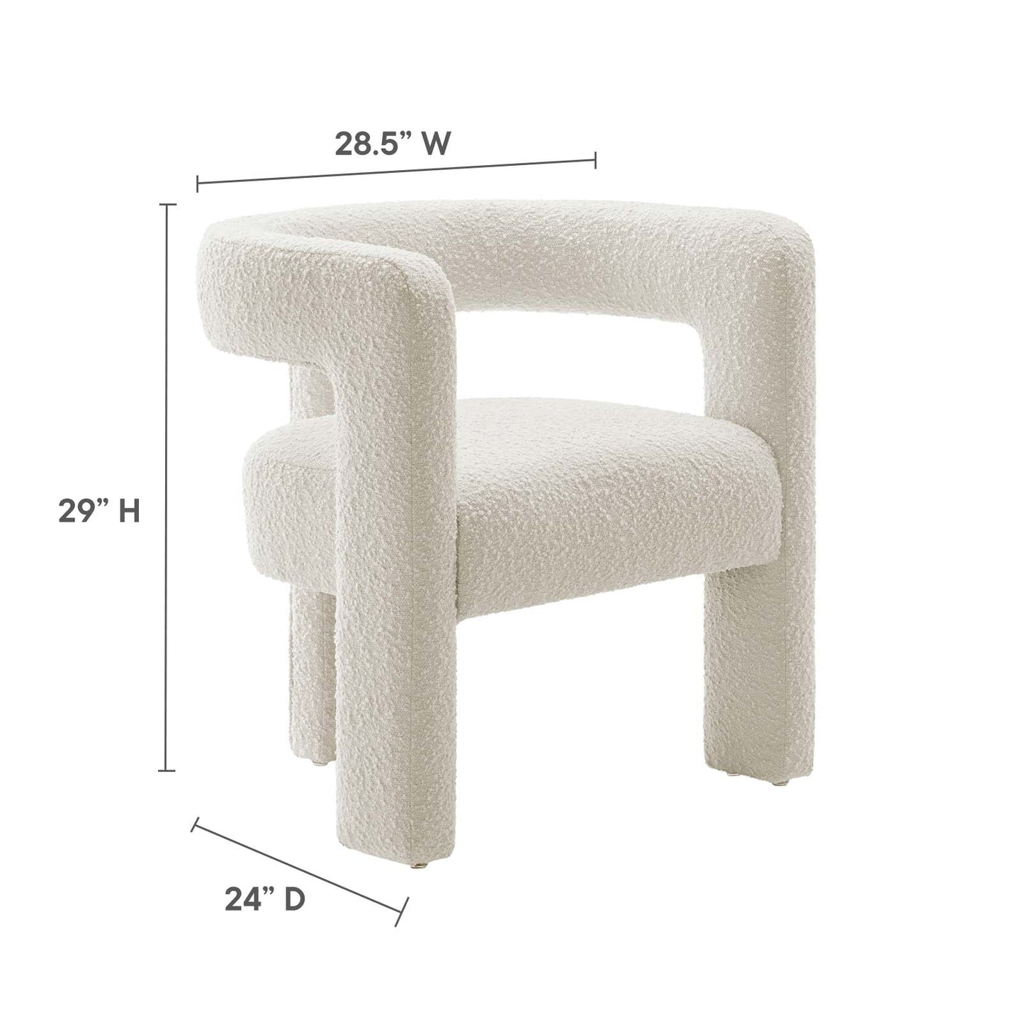 Kiara Boucle Armchair