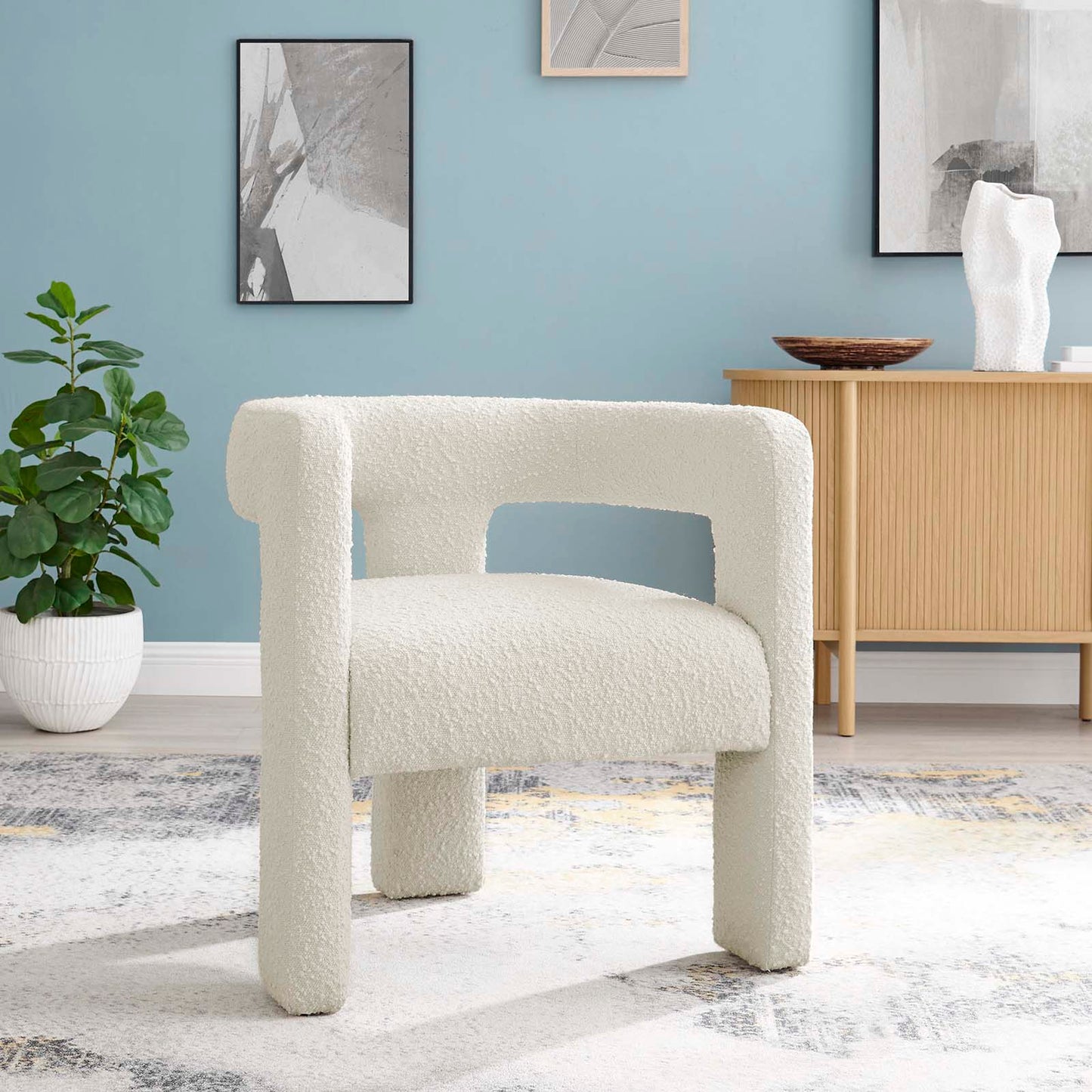 Kiara Boucle Armchair