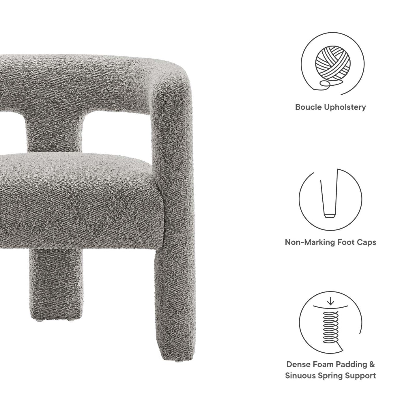 Kiara Boucle Armchair