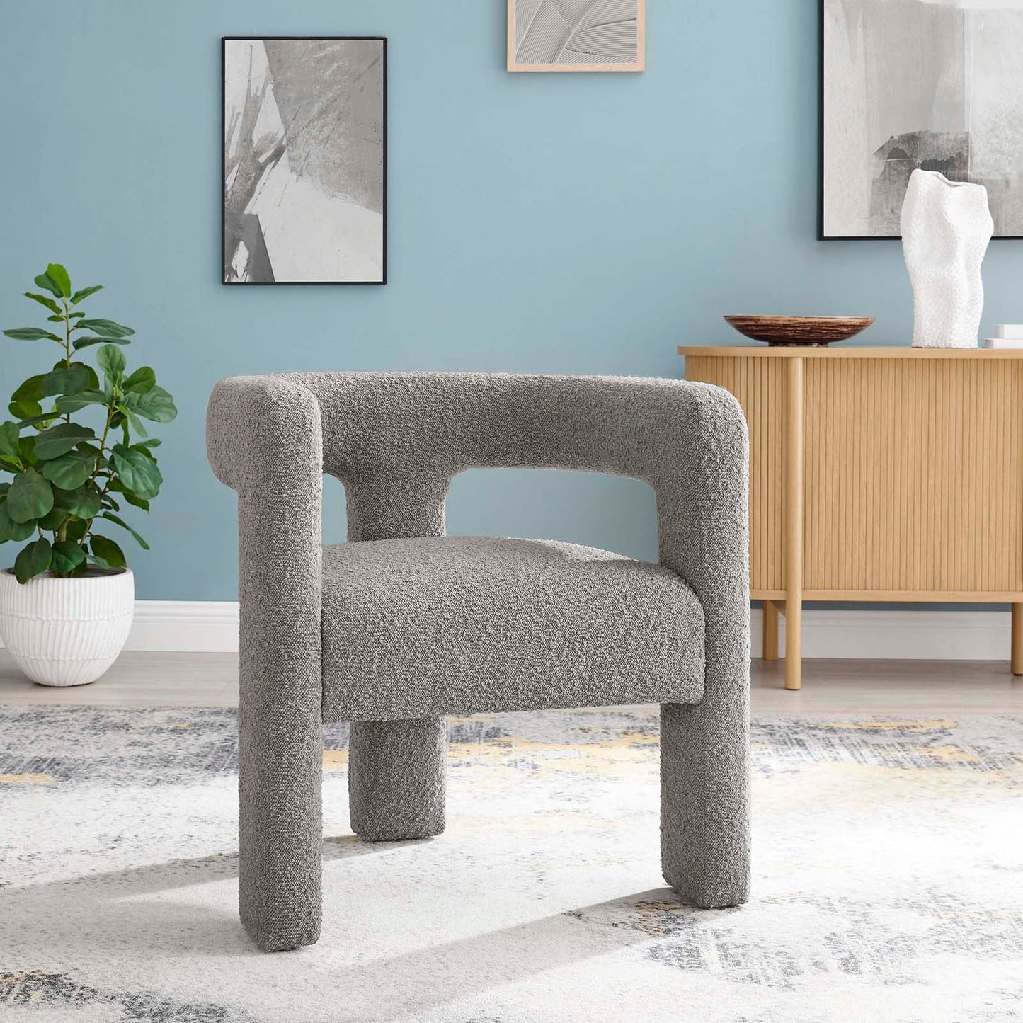 Kiara Boucle Armchair