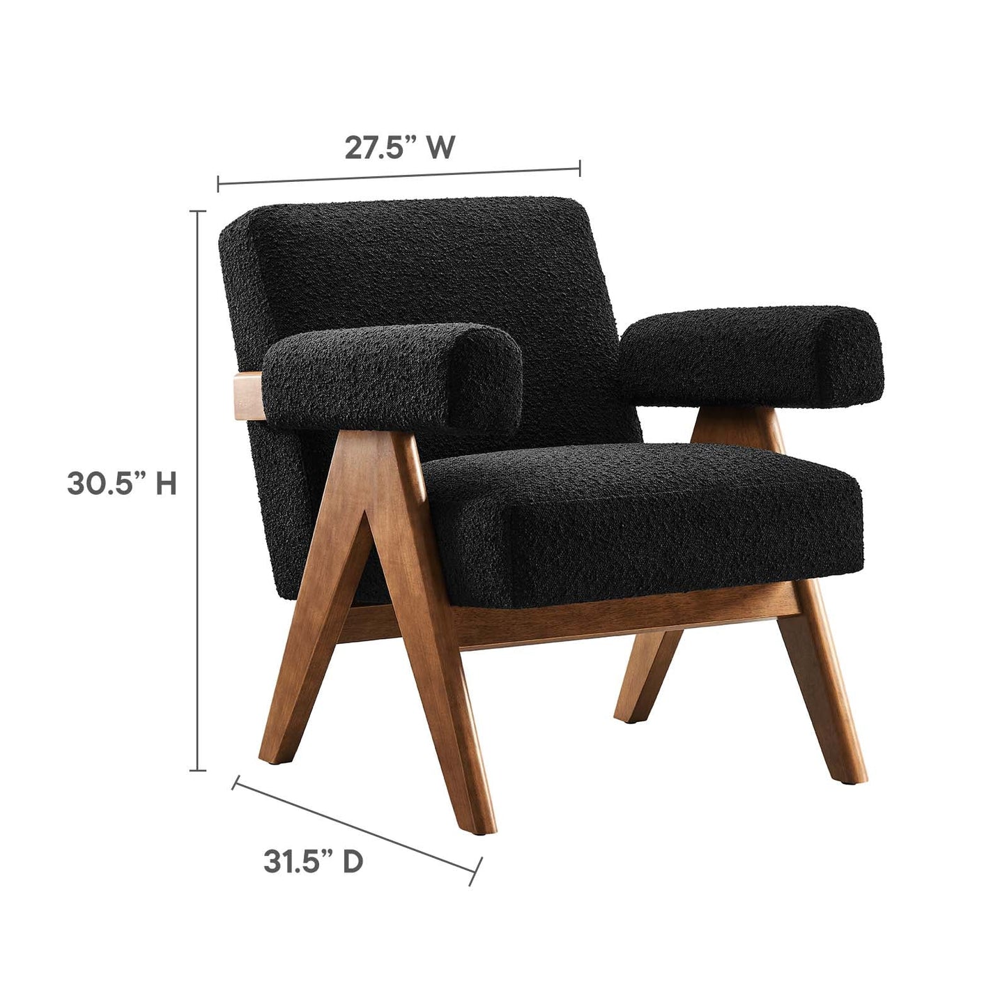 Taara Boucle Arm Chair