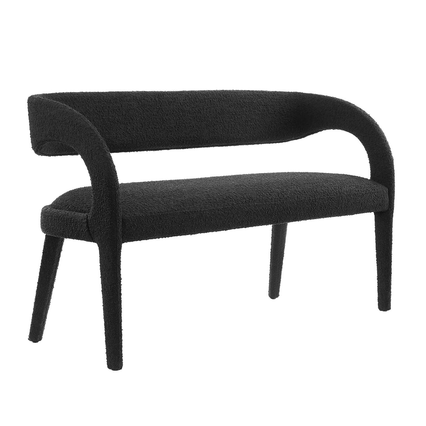 Aara Boucle Accent Bench