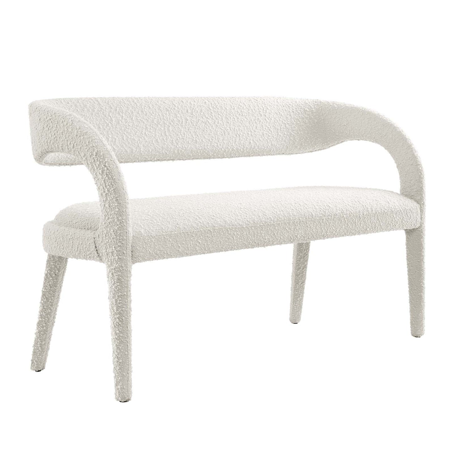 Aara Boucle Accent Bench