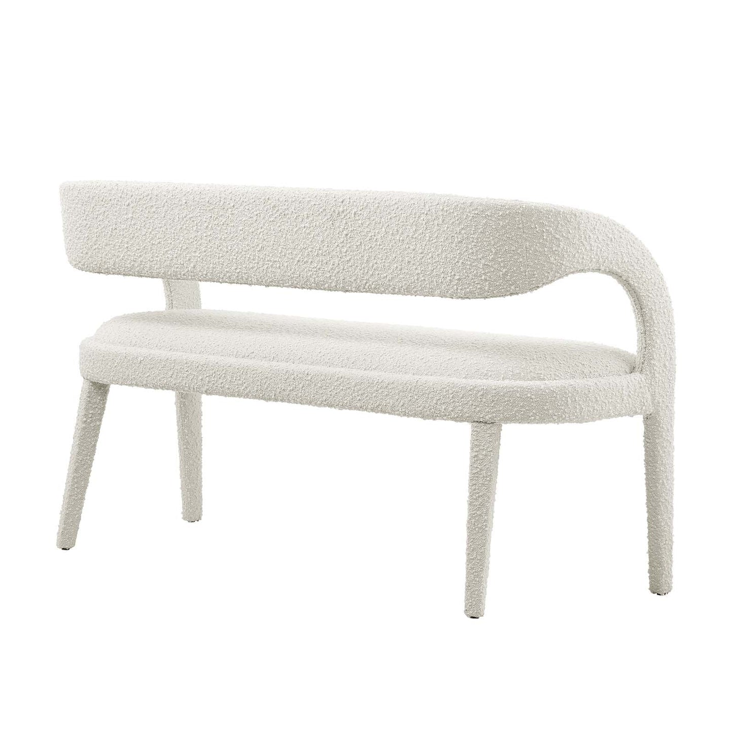 Aara Boucle Accent Bench