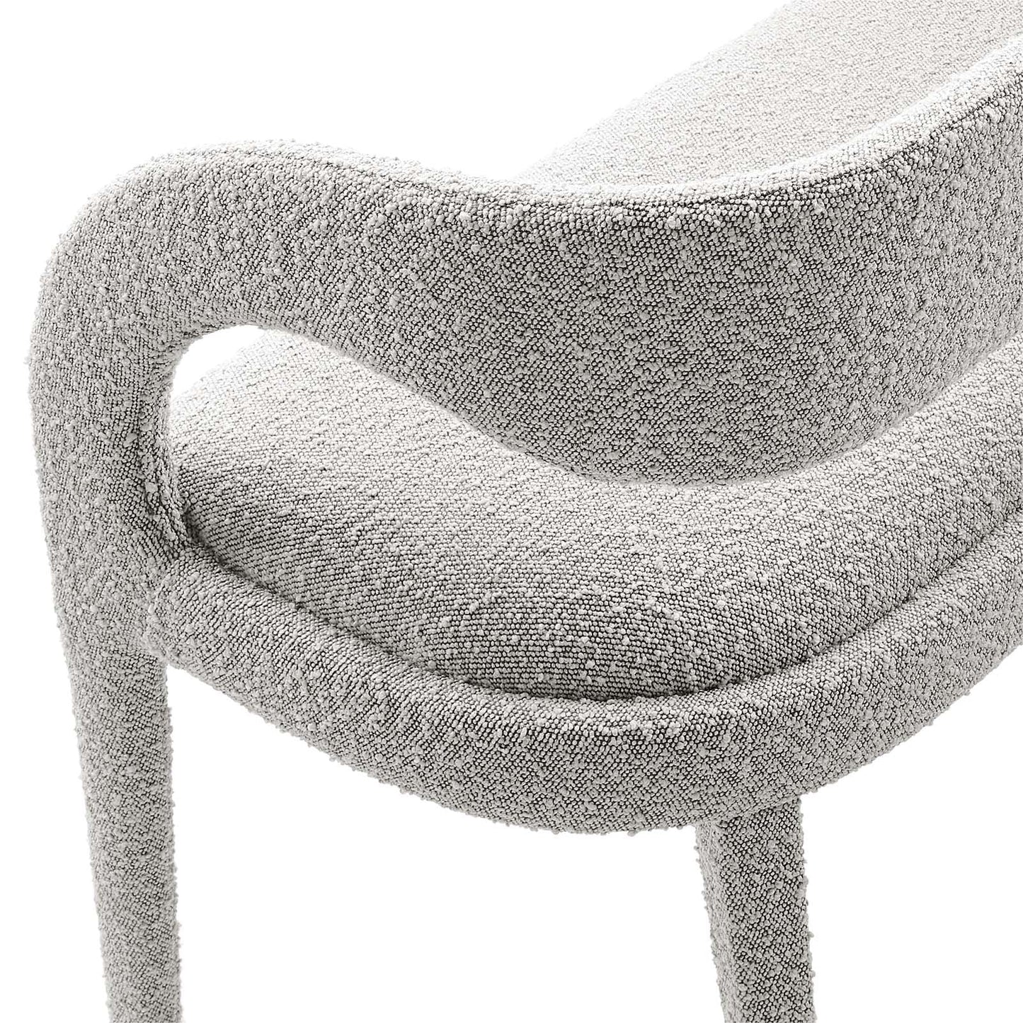 Aara Boucle Accent Bench