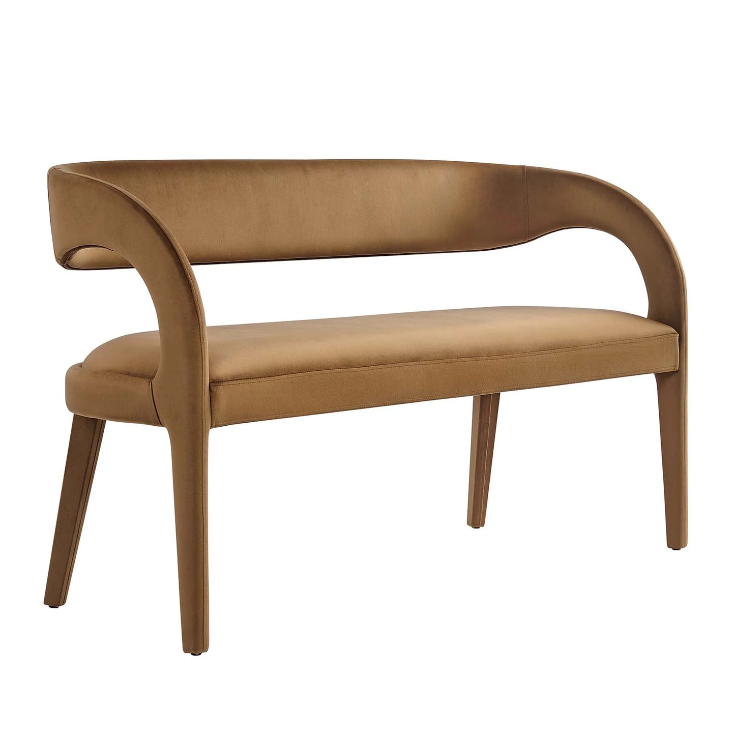 Aara Velvet Accent Bench