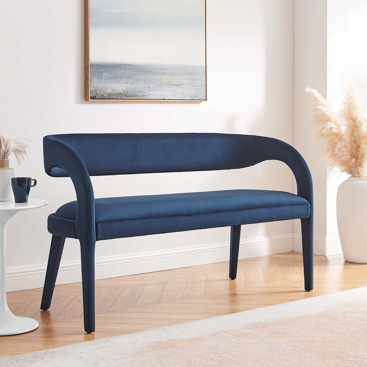 Aara Velvet Accent Bench