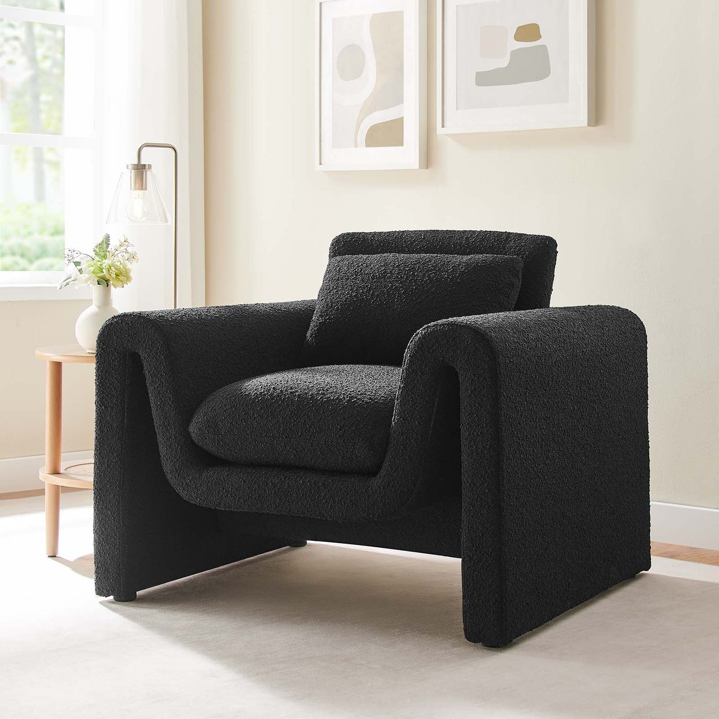 Anaya Boucle Armchair