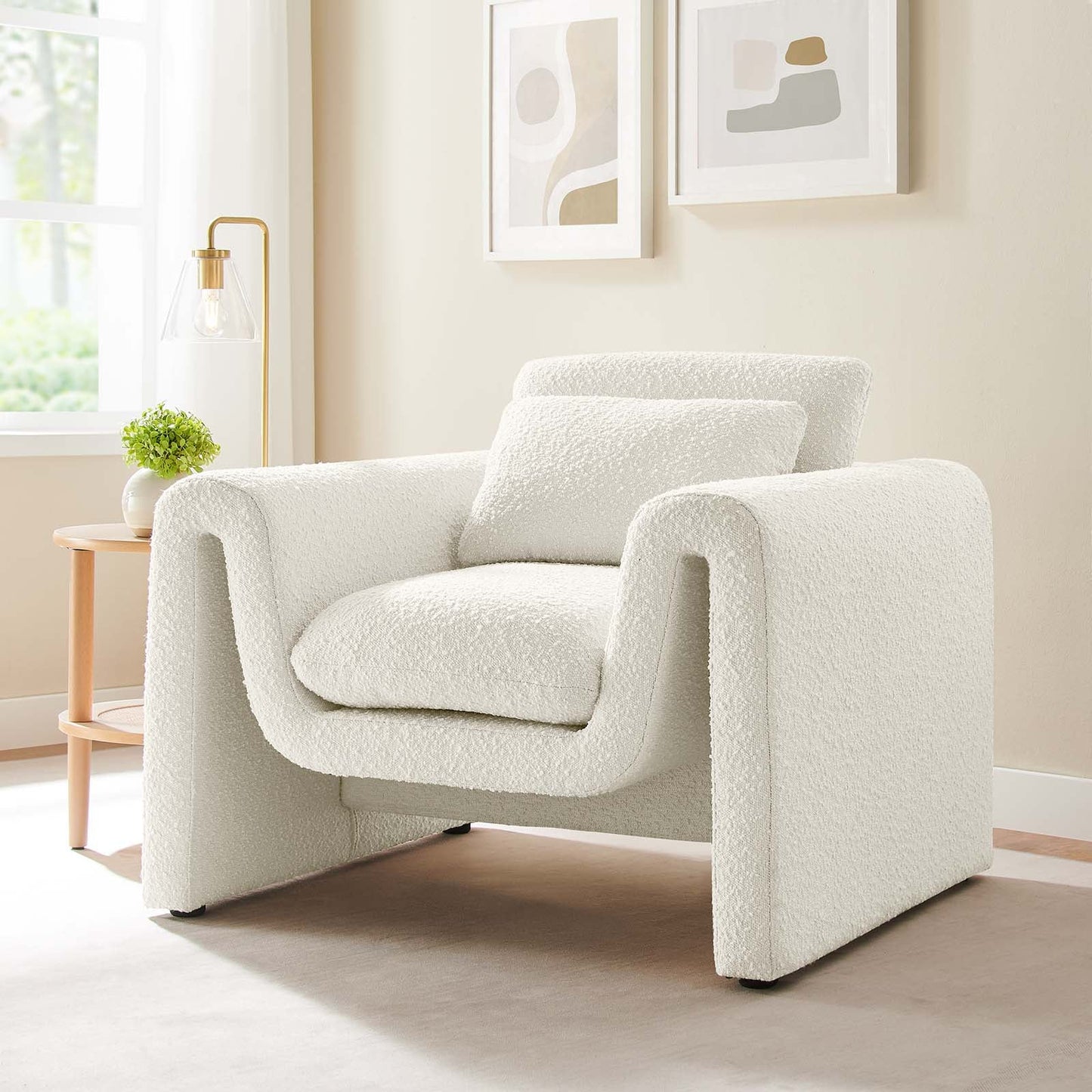 Anaya Boucle Armchair