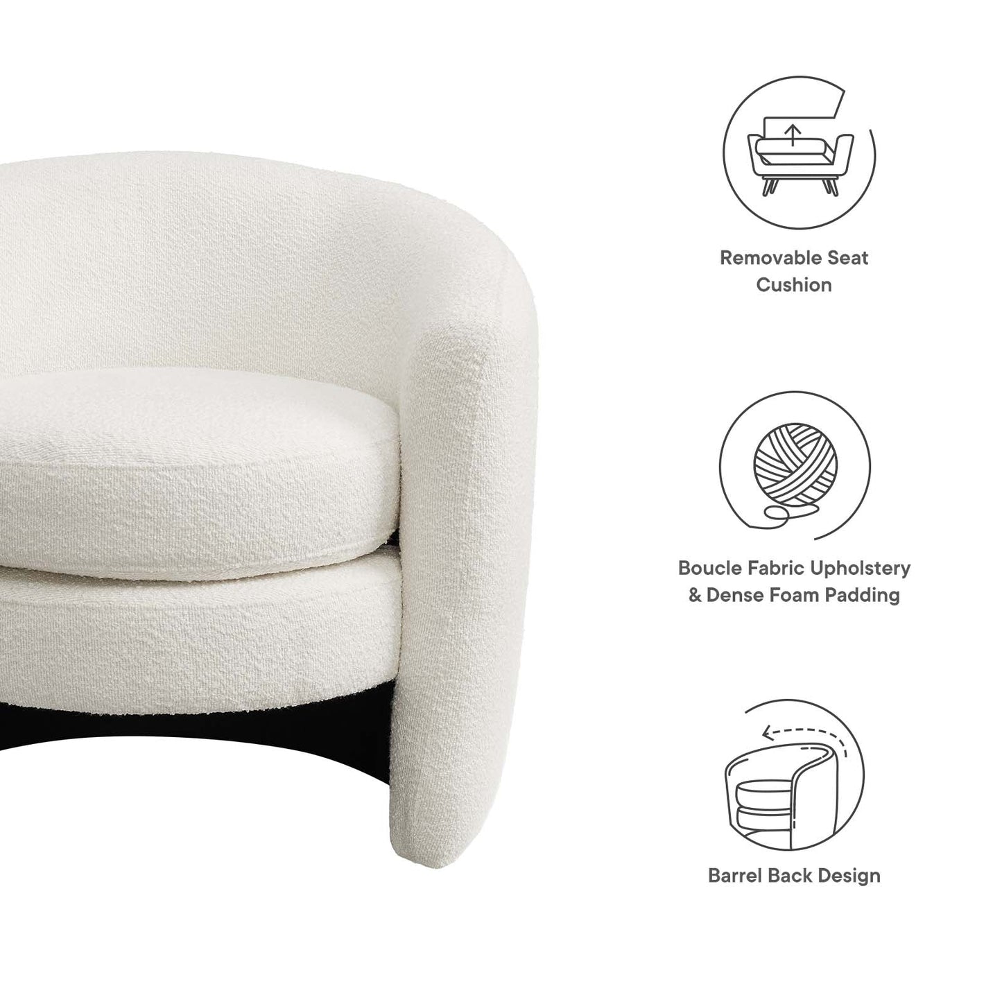 Lavin Boucle Armchair