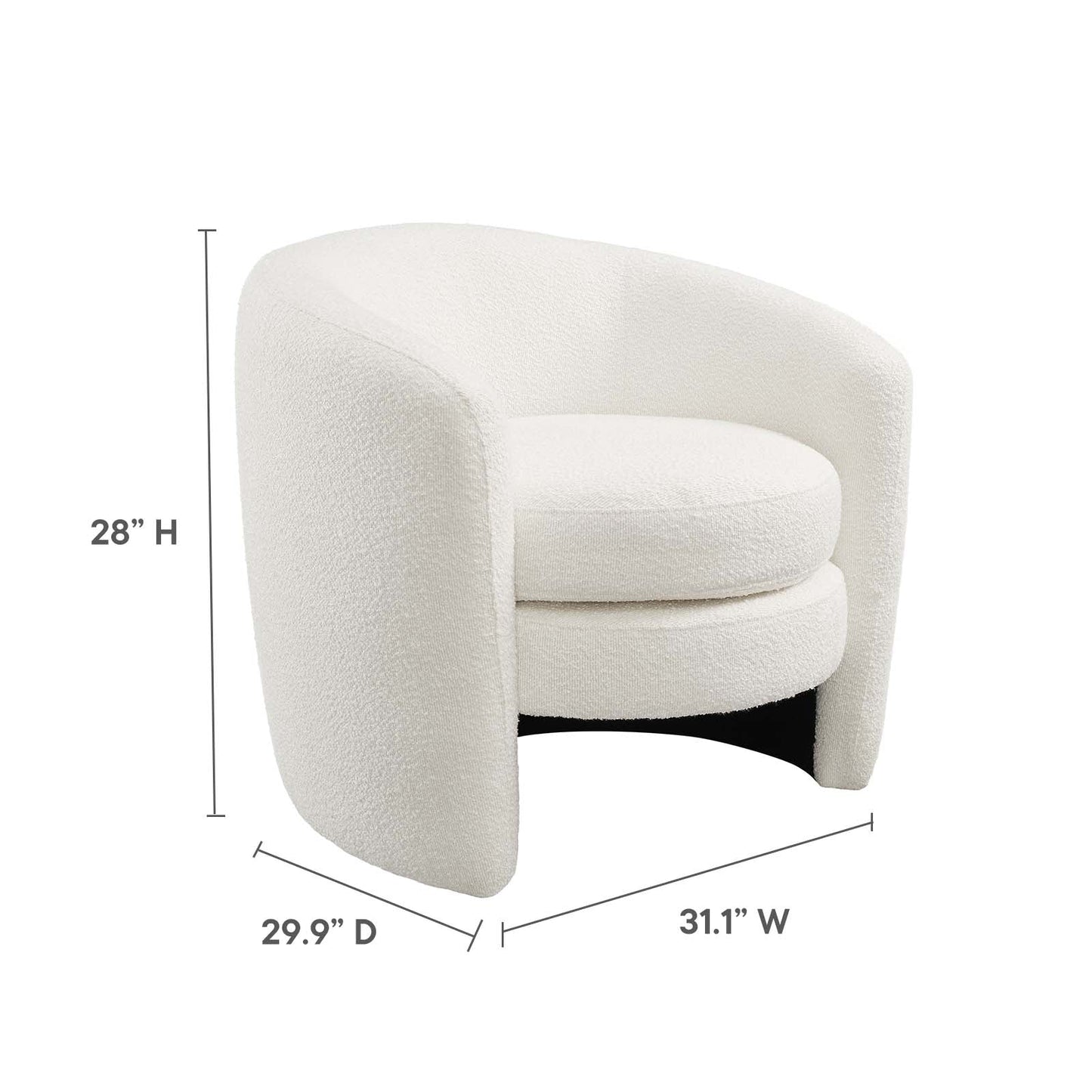 Lavin Boucle Armchair