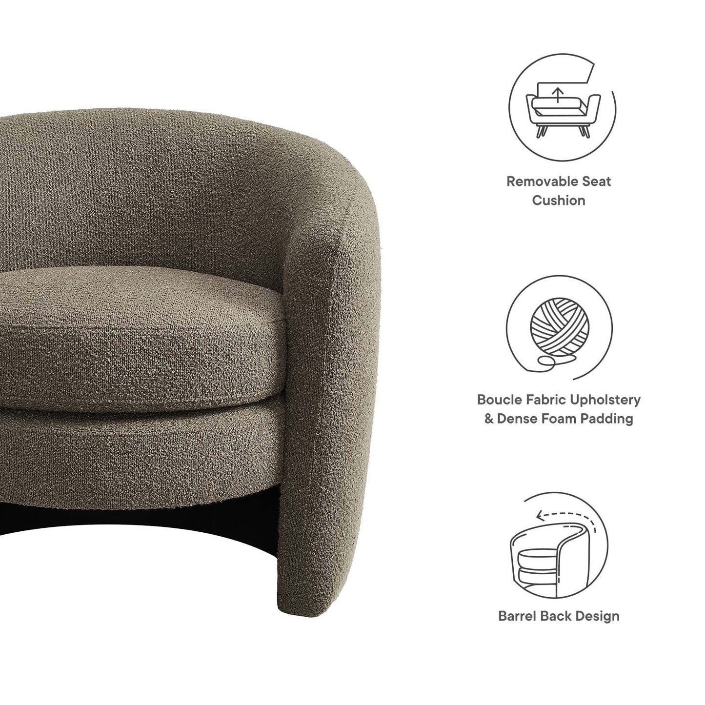 Lavin Boucle Armchair