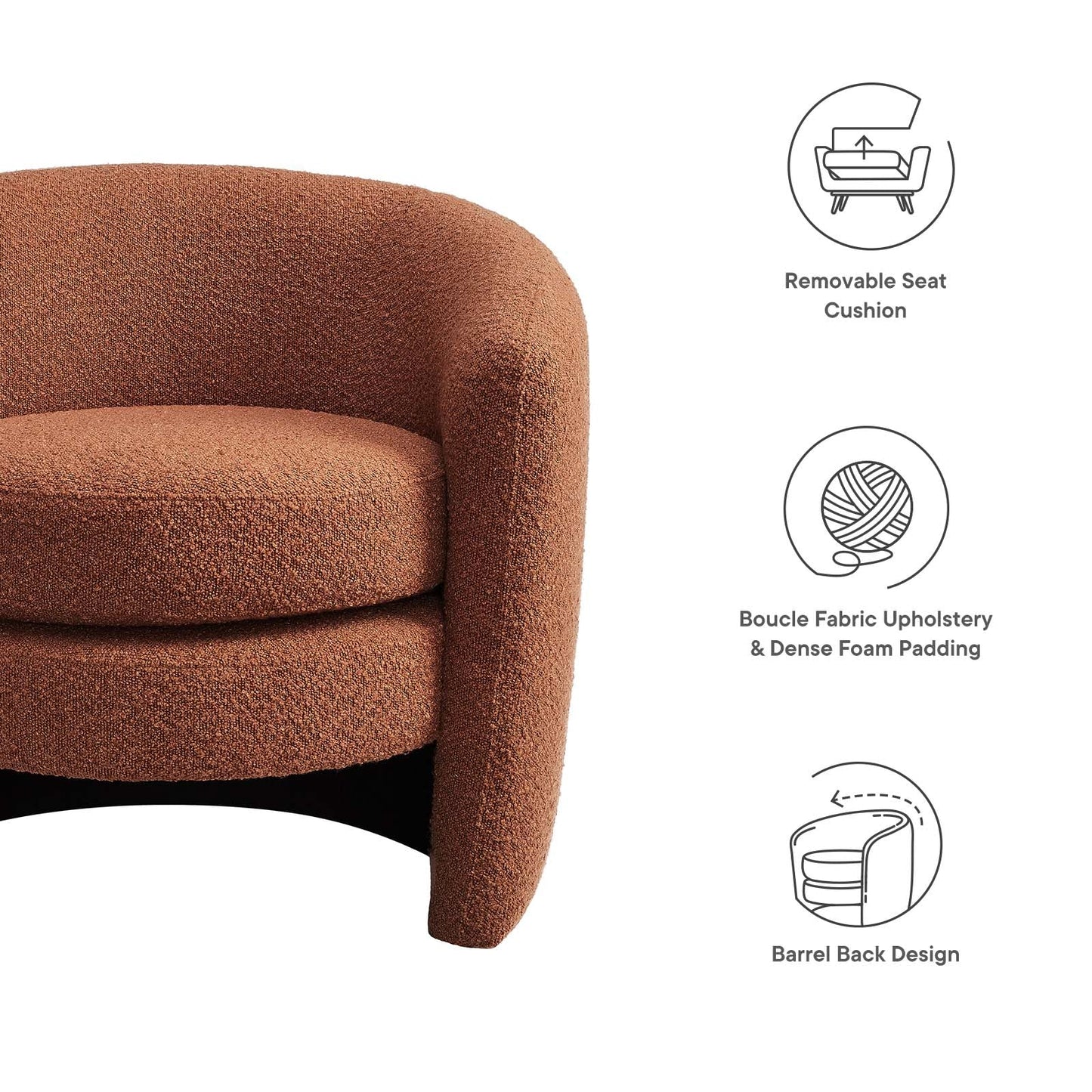 Lavin Boucle Armchair