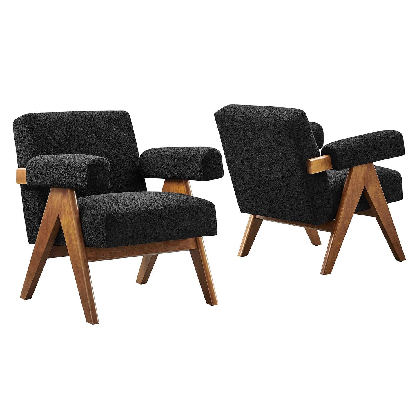 Taara Boucle Armchair- Set of Two