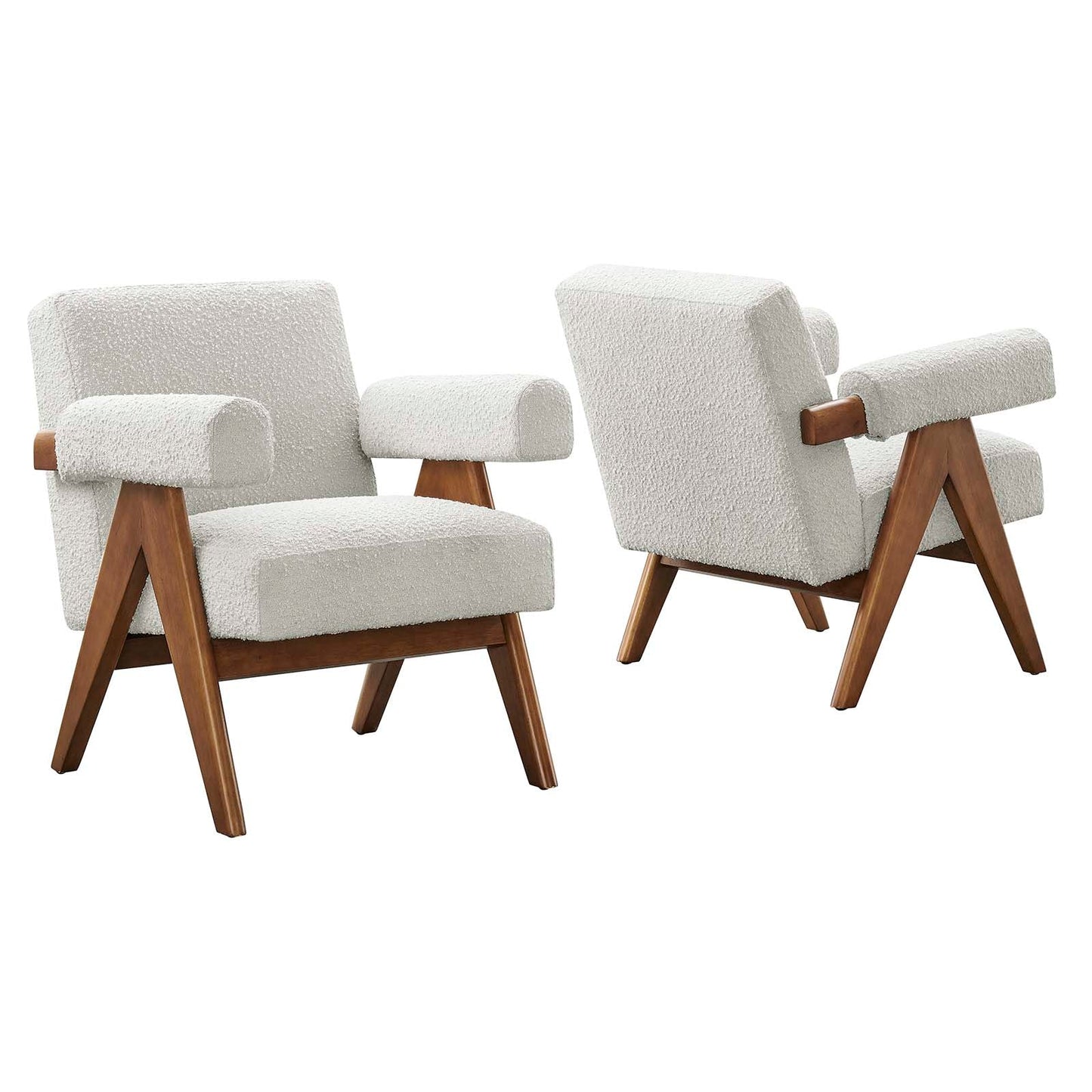 Taara Boucle Armchair- Set of Two