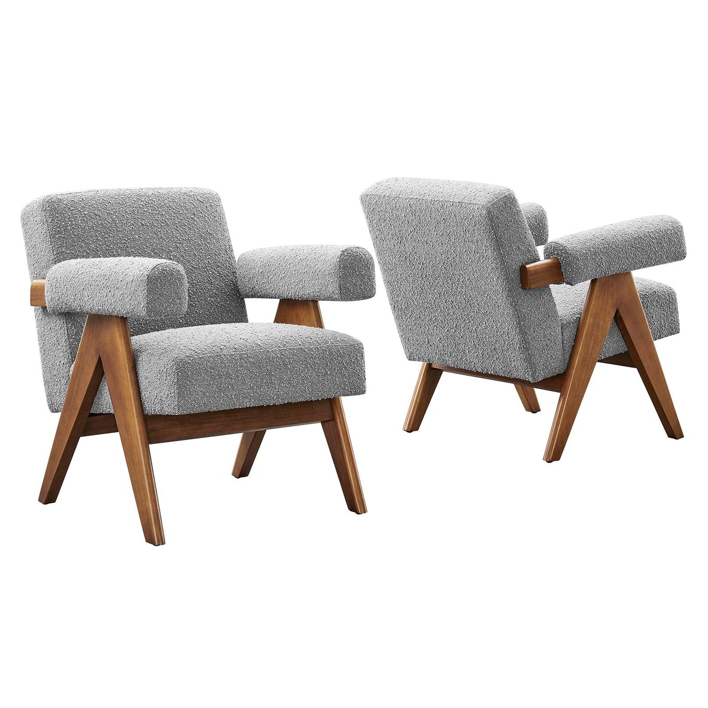 Taara Boucle Armchair- Set of Two