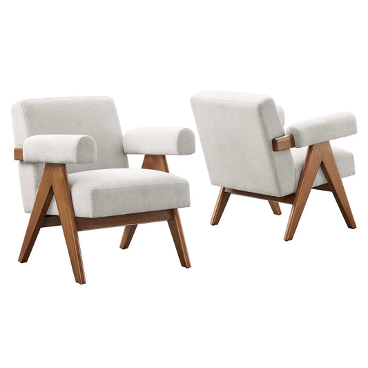 Taara Fabric Armchair- Set of Two