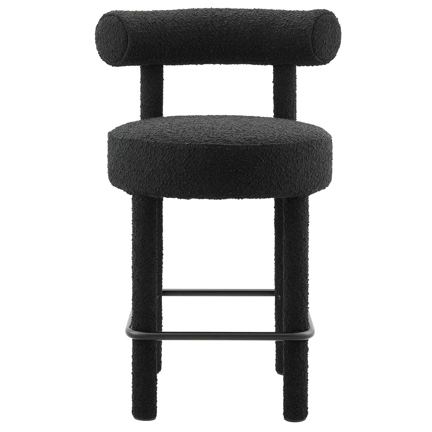 Toulouse Boucle Fabric Counter Stool - Set of 2