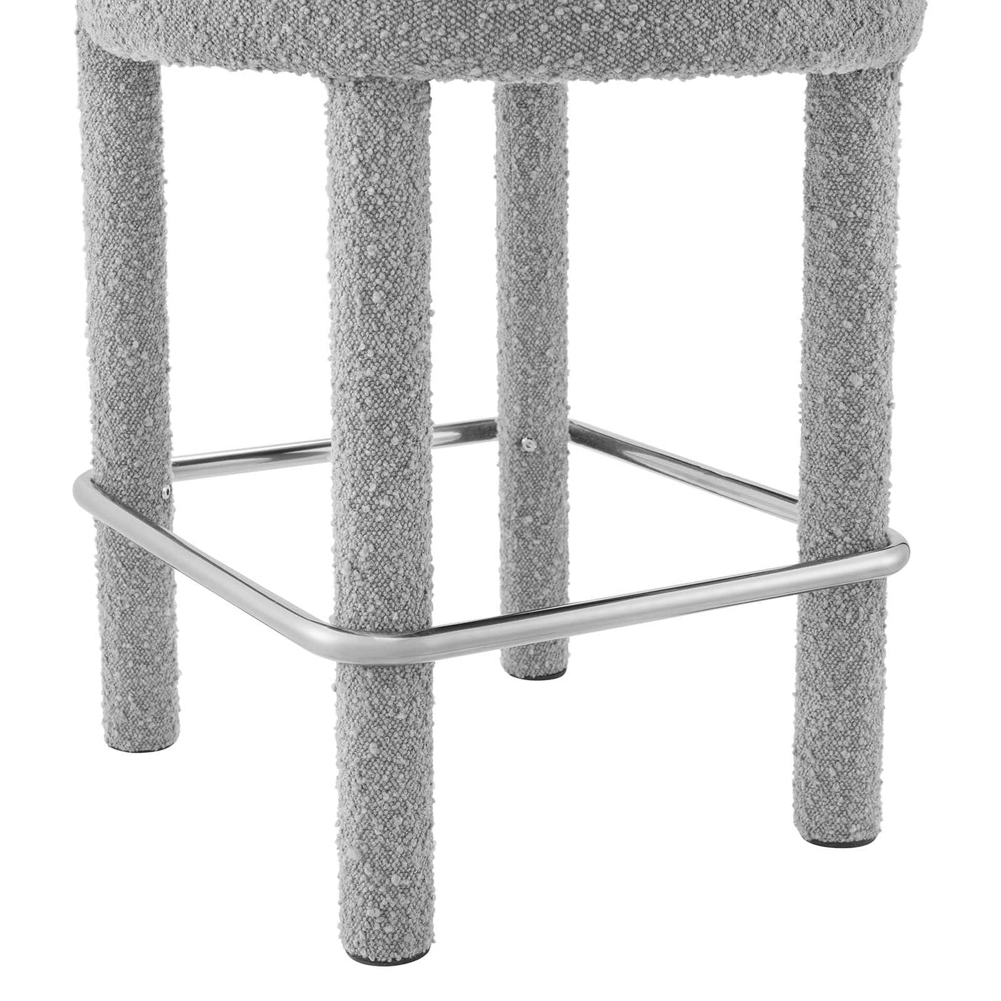 Toulouse Boucle Fabric Counter Stool - Set of 2