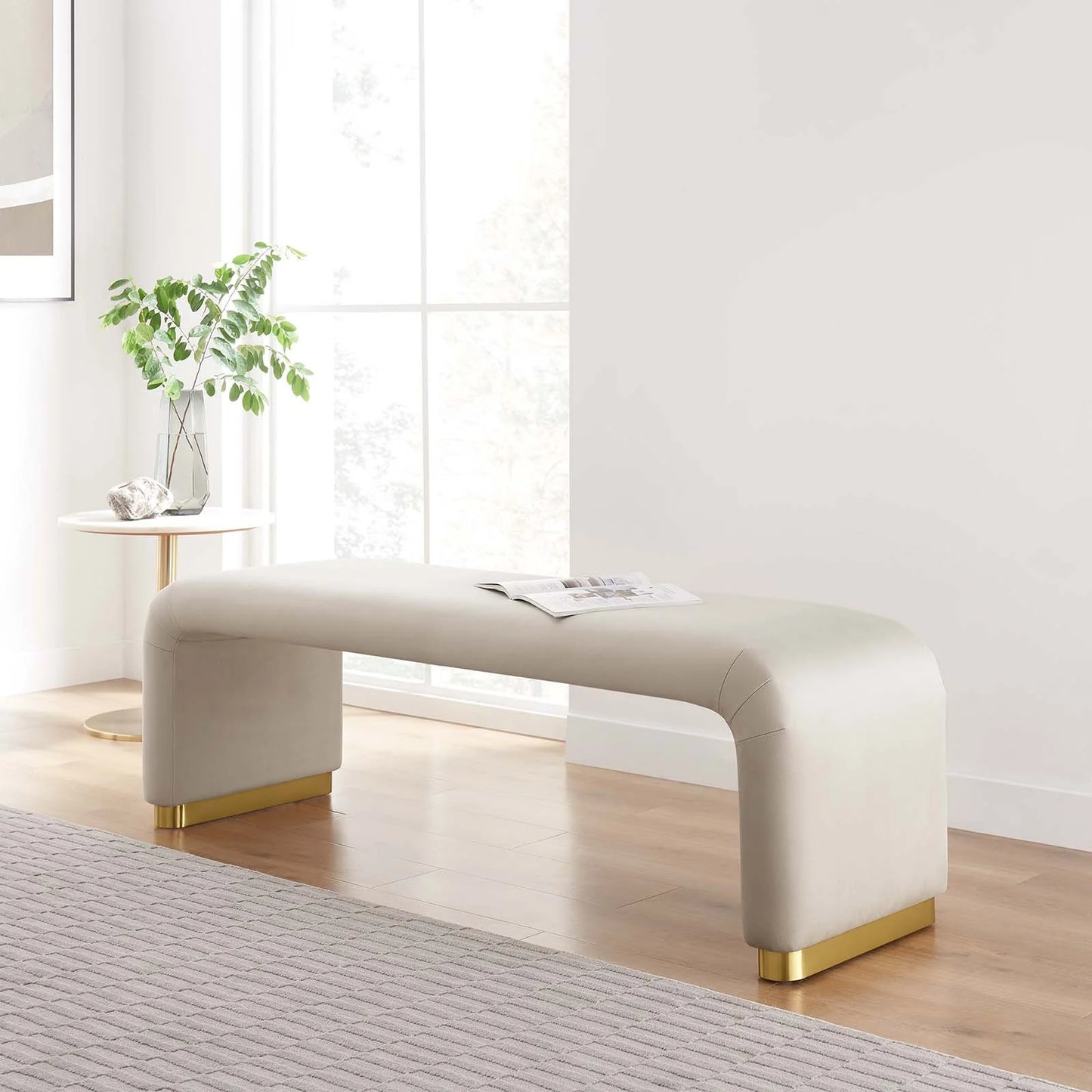 Illa Velvet Bench