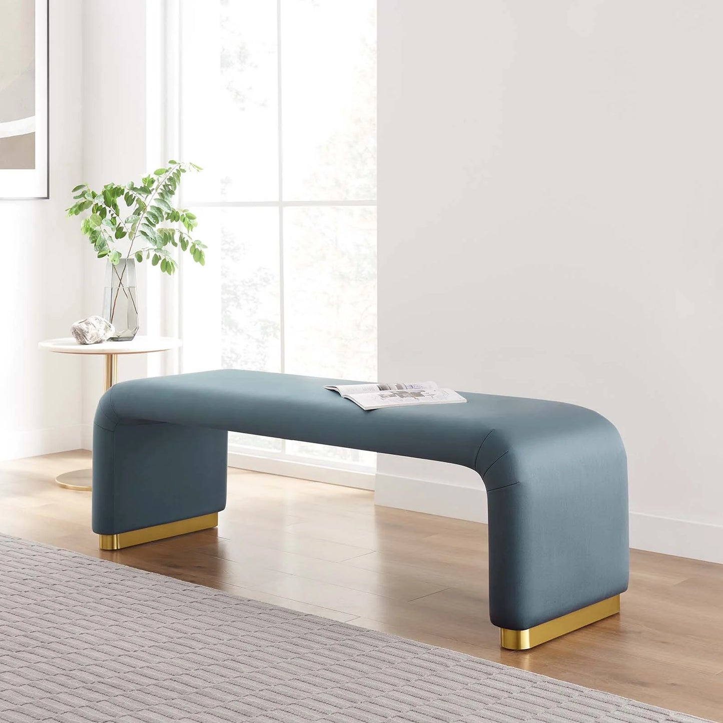 Illa Velvet Bench