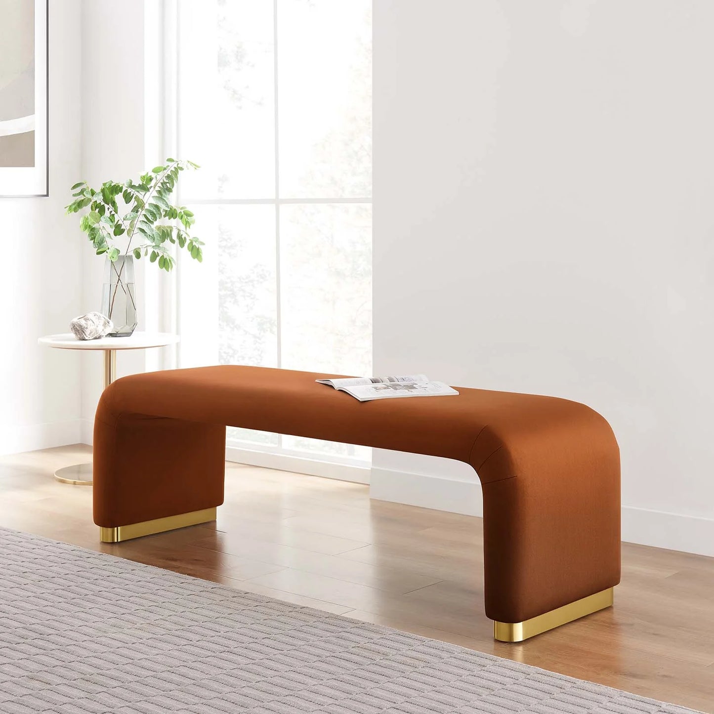 Illa Velvet Bench