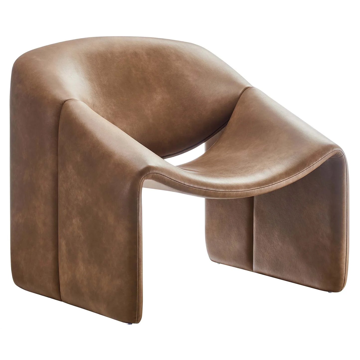 Nisha Vegan Leather Accent Chair