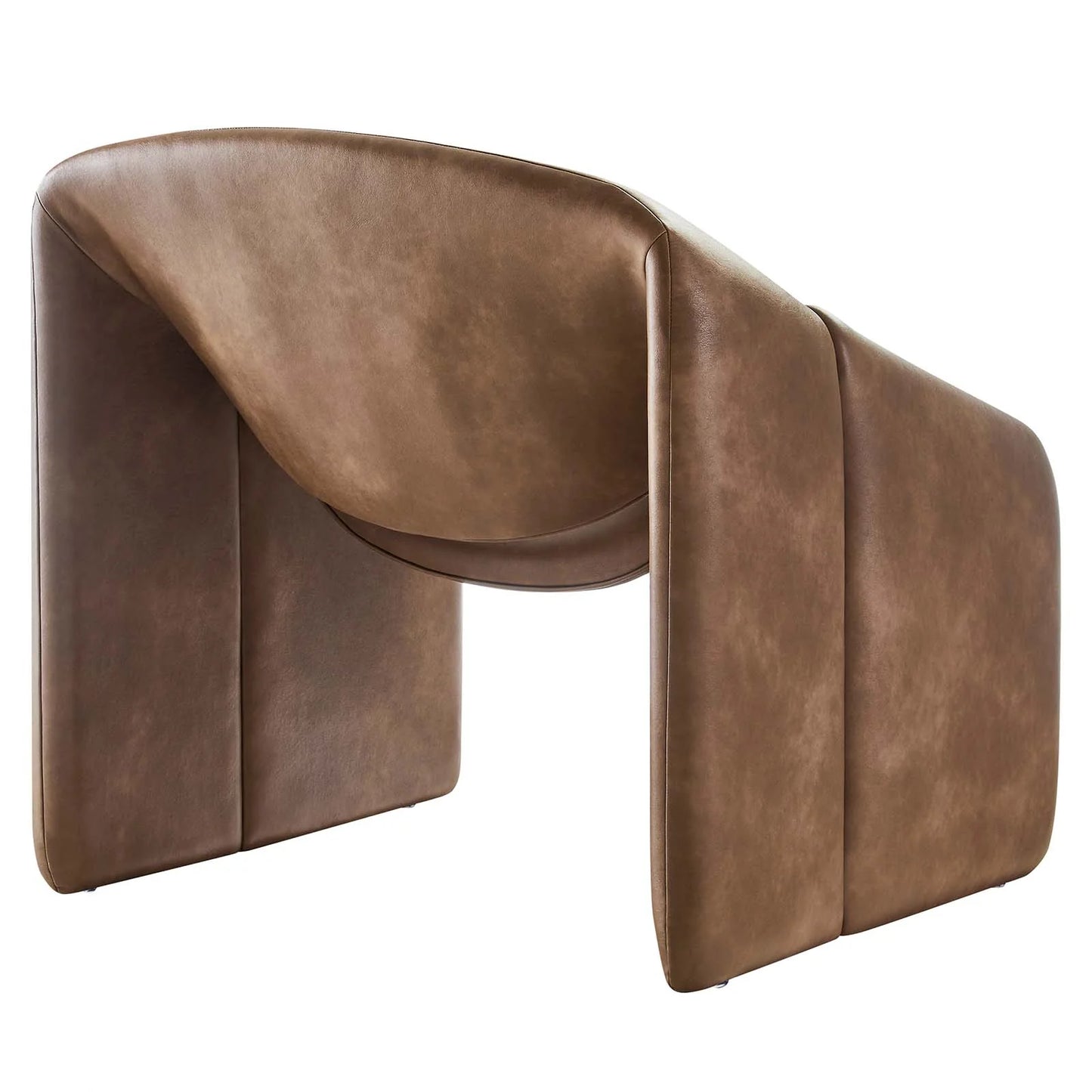 Nisha Vegan Leather Accent Chair