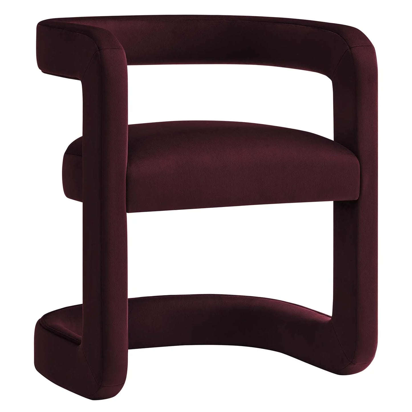 Amina Velvet Accent Chair