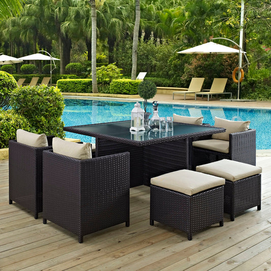 Beli 9 Piece Outdoor Dining Set