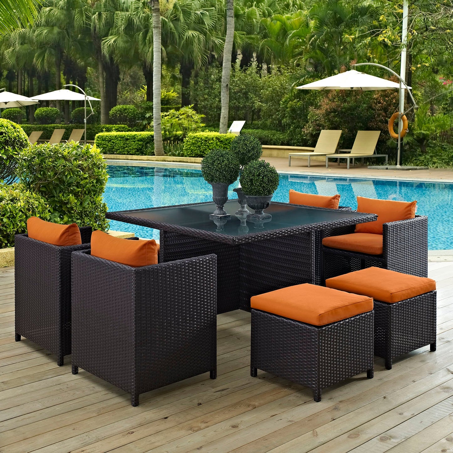 Beli 9 Piece Outdoor Dining Set