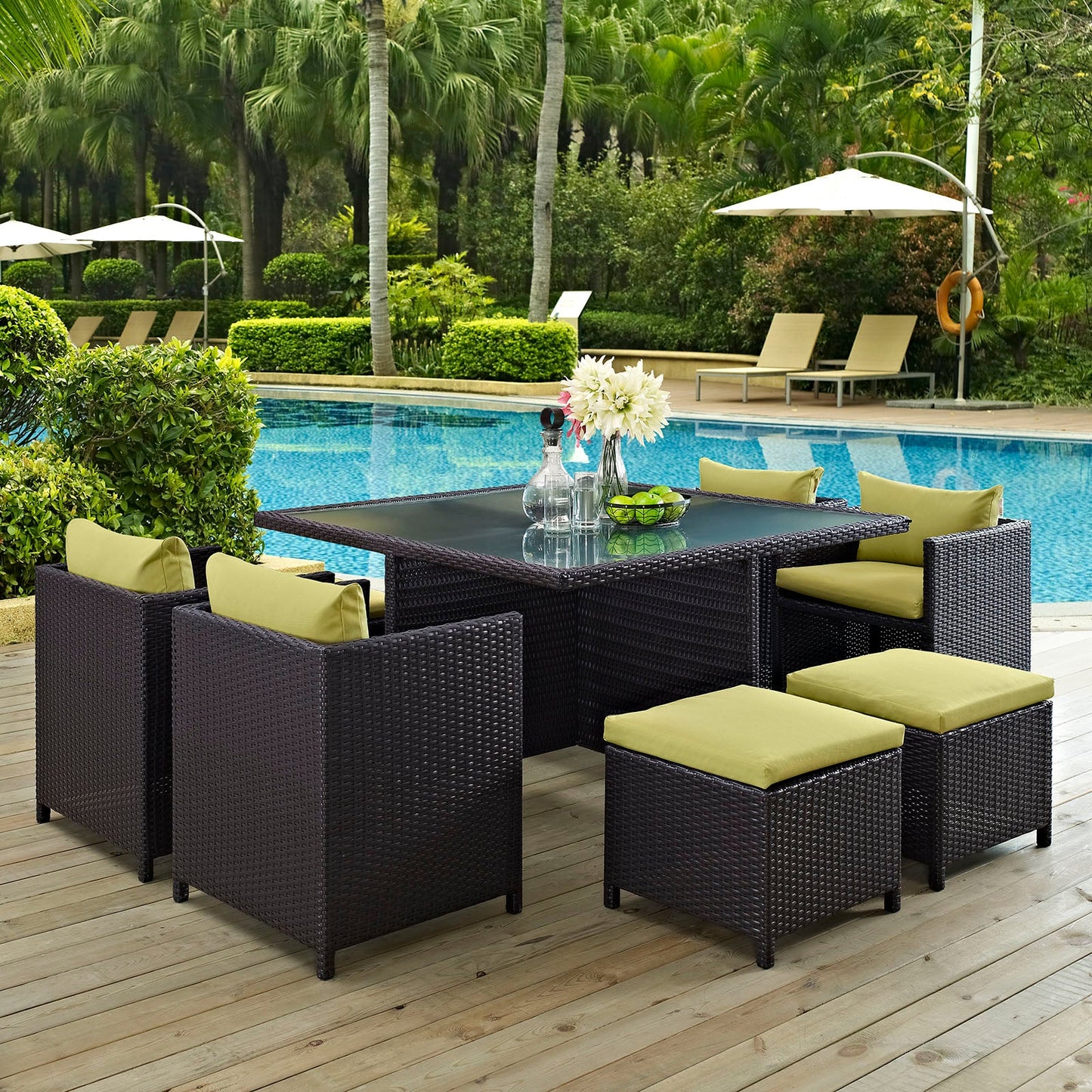 Beli 9 Piece Outdoor Dining Set