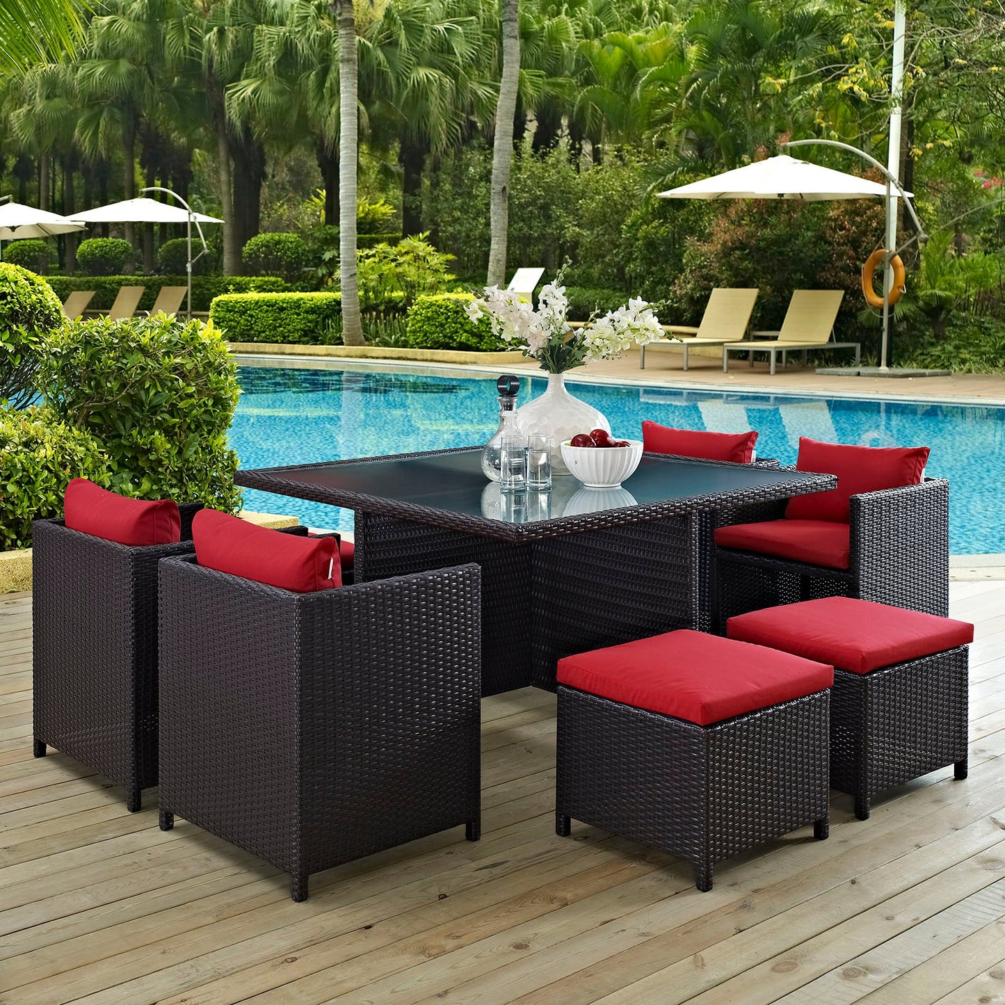 Beli 9 Piece Outdoor Dining Set