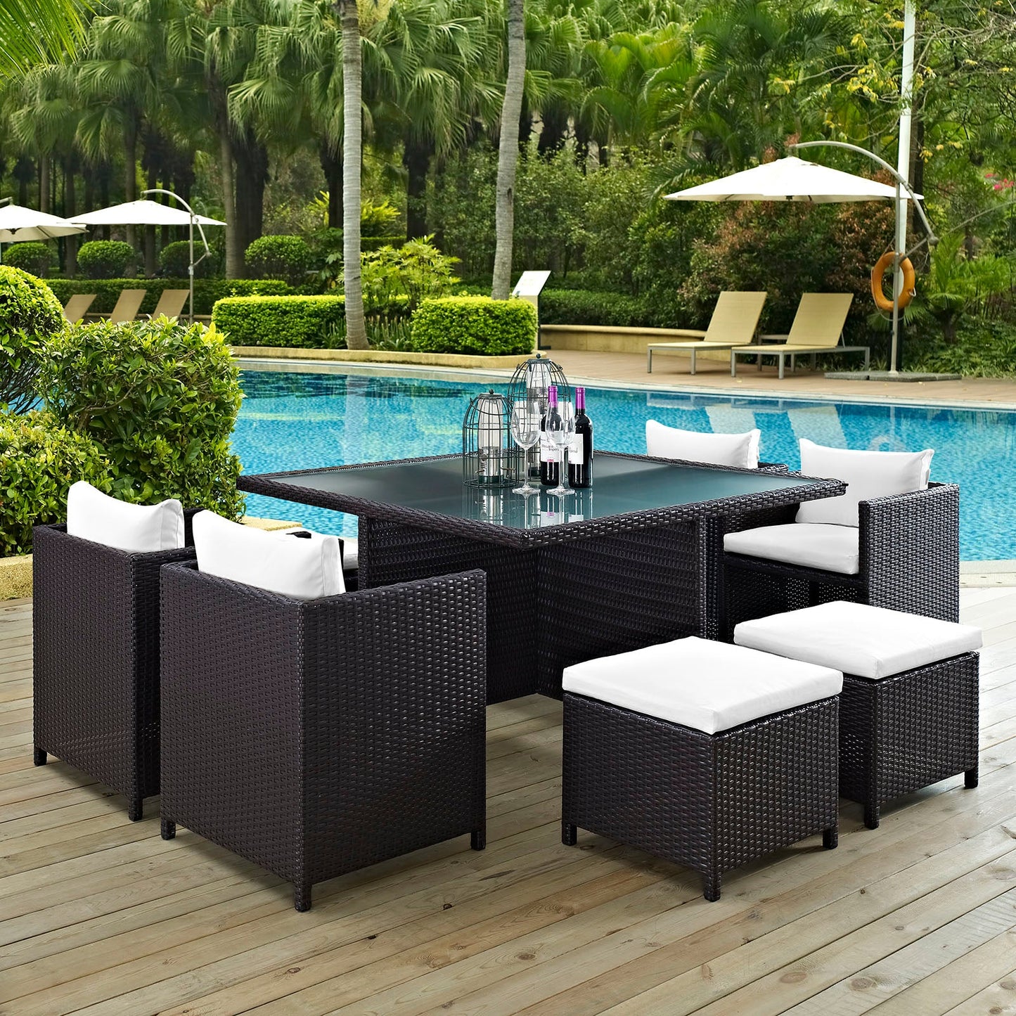 Beli 9 Piece Outdoor Dining Set