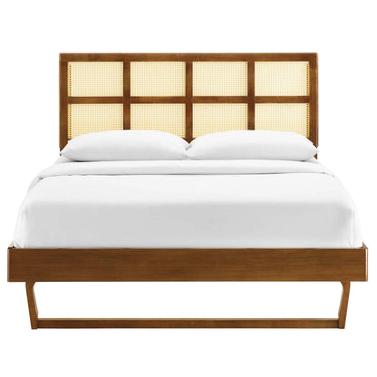 Ela Cane Platform Bed