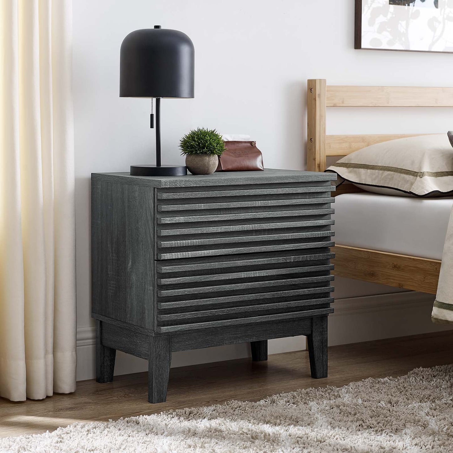 Iva 2-Drawer Nightstand