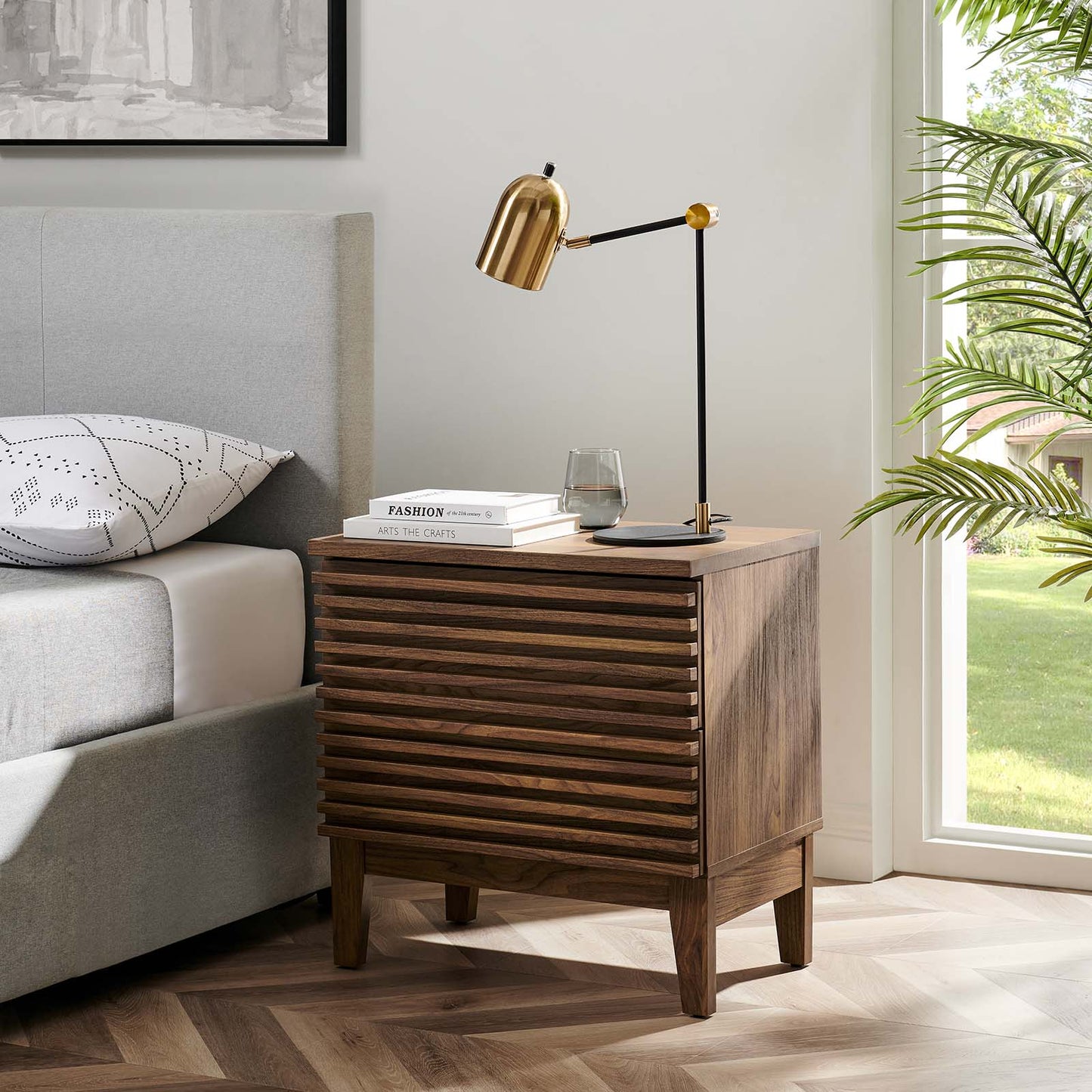 Iva 2-Drawer Nightstand